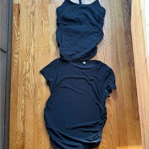 CRZ YOGA Classic Black Short Sleeve Tees